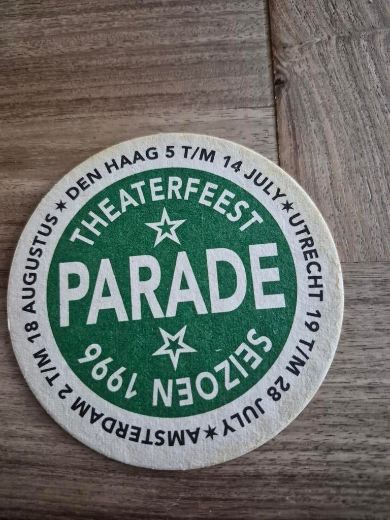 Heineken bierviltje Theaterfestival Den Haag 1996, Ophalen of Verzenden