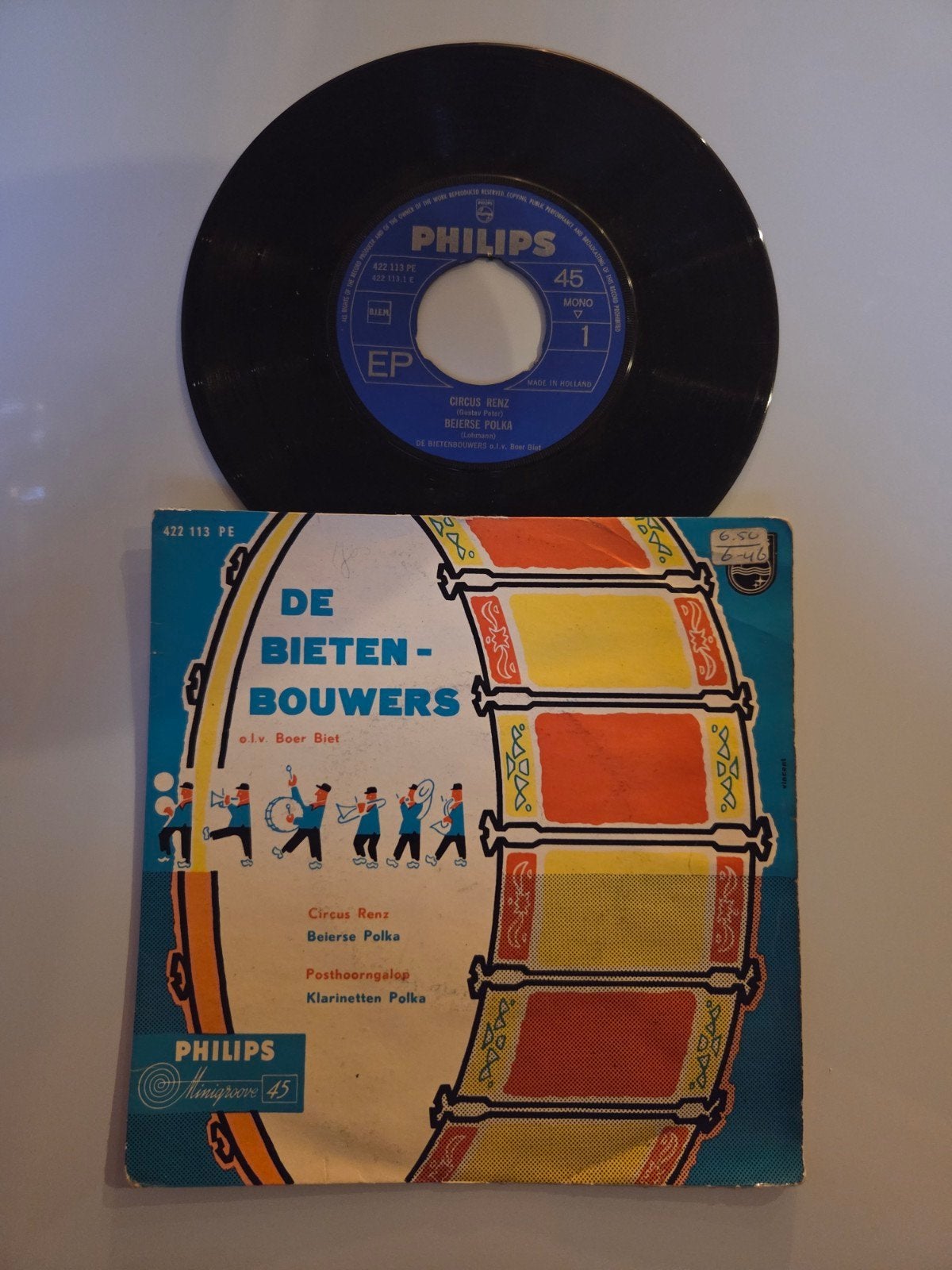 De Bieten-bouwers - Circus renz, Ophalen of Verzenden, Gebruikt, 7 inch, Nederlandstalig