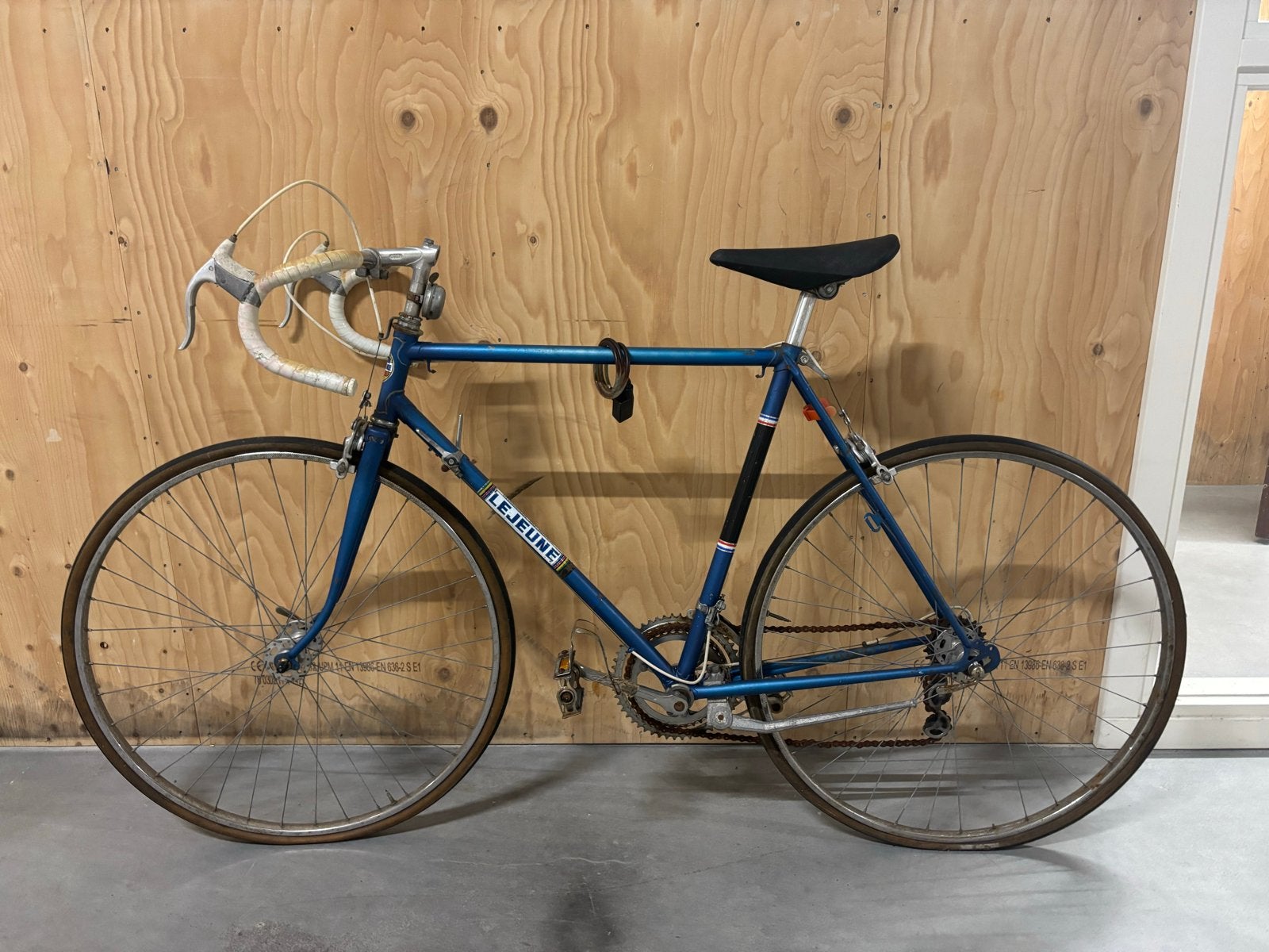 Vintage Le Jeune racefiets - Opknapper, Fietsen en Brommers, Gebruikt, Staal, 53 tot 57 cm, Ophalen
