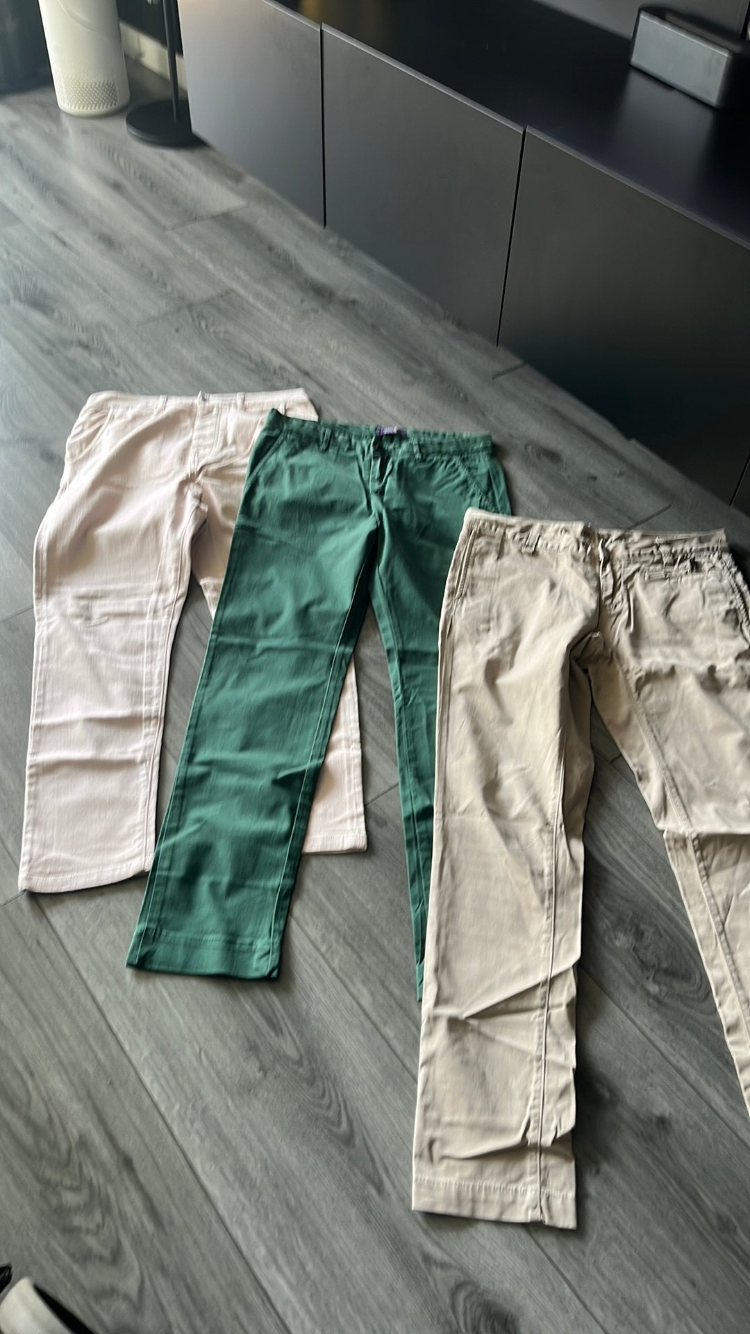 Z.g.a.n.  3 heren broeken ,mt 32 .merk zara man, Ophalen of Verzenden, Zo goed als nieuw, Beige