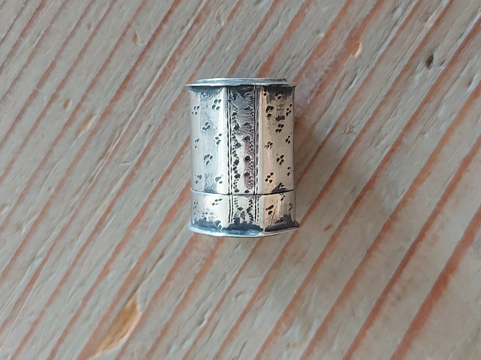 Antiek Hollands Zilveren Muntendoosje, 1850, Ophalen of Verzenden, Zilver