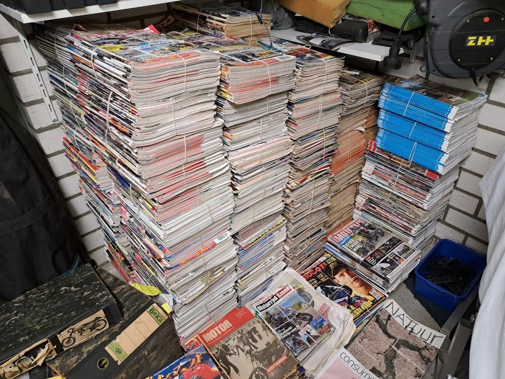 Grote collectie motor-, buitensport- en techniekbladen, Boeken, Ophalen of Verzenden, Gelezen, Sport en Vrije tijd