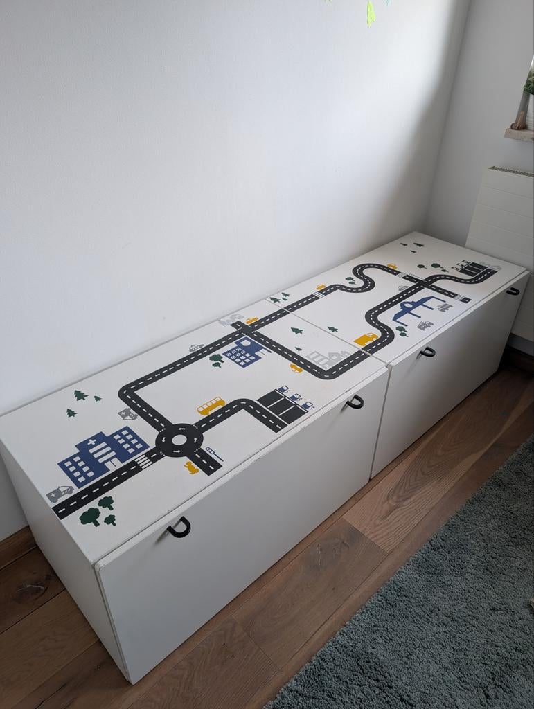 Smastad kasten en lades met stickers, Doe-het-zelf en Verbouw, Kratten en Dozen, Ophalen, Minder dan 40 cm, Doos, Minder dan 35 cm