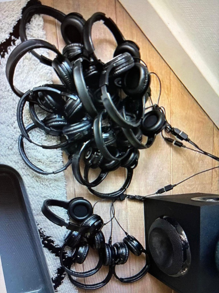 Silent disco te huur, Ophalen, Zo goed als nieuw, Verjaardag