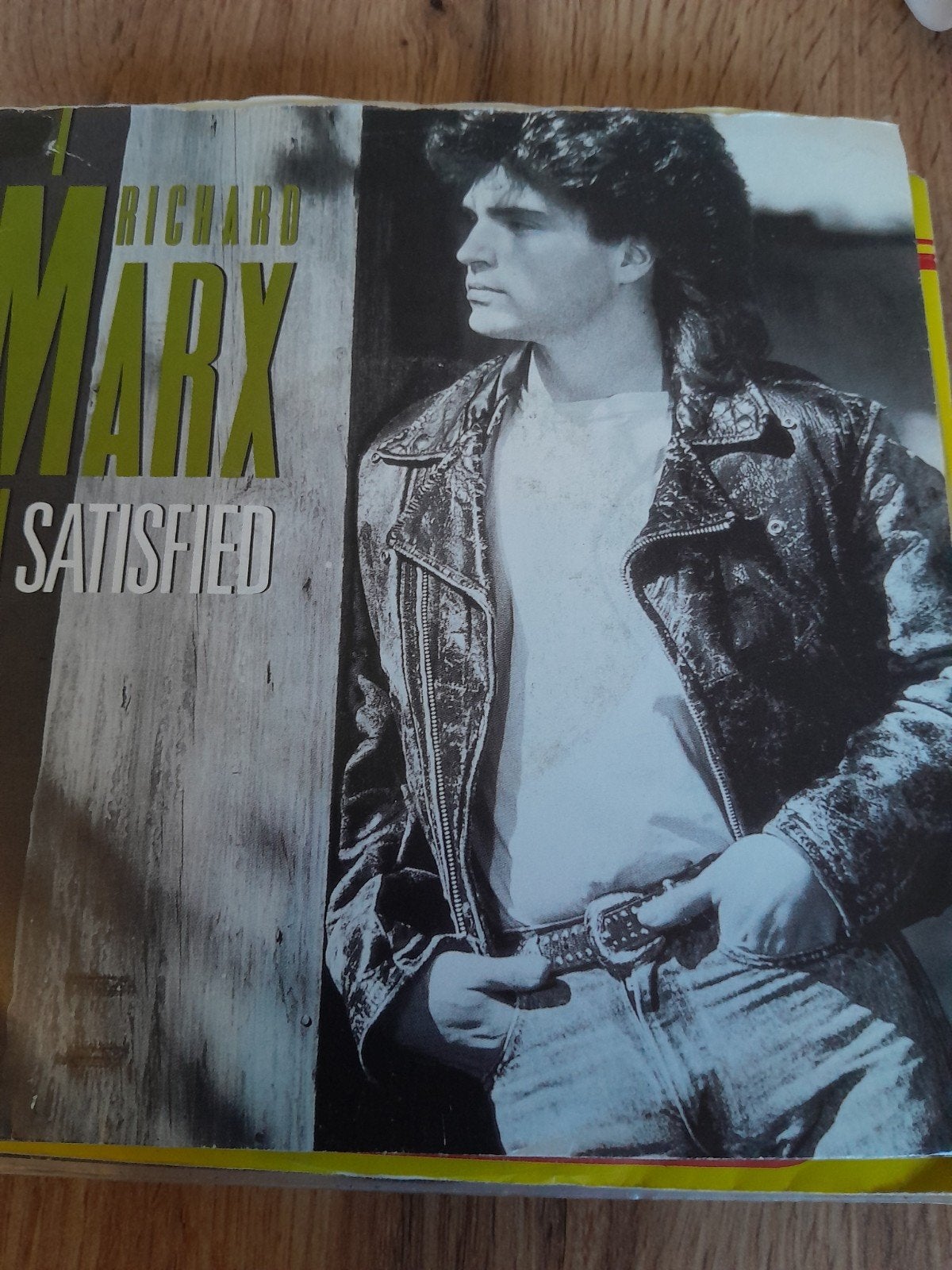 richard marx 7 inch satisfied, Ophalen of Verzenden, Zo goed als nieuw, Pop