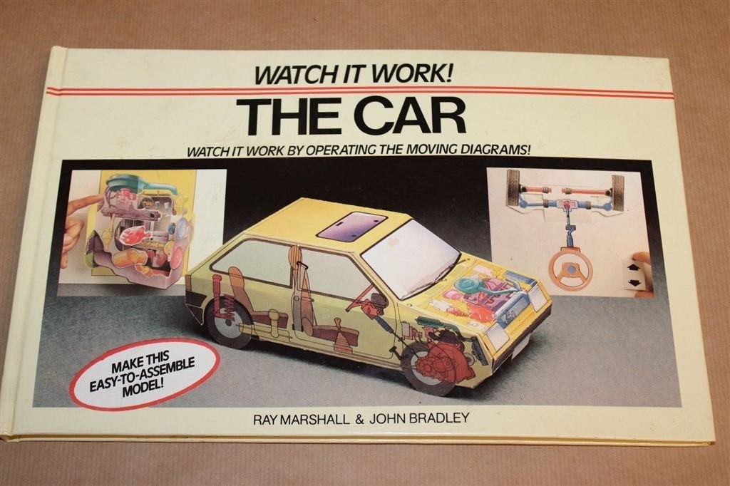 The Car — Pop-up Boek over Techniek van de Auto 1984, Ophalen of Verzenden, Gelezen