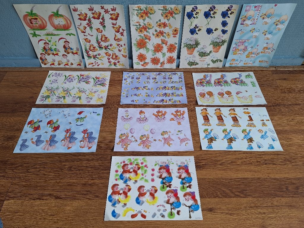 Vellen voor het maken van 3D-kaarten, Hobby en Vrije tijd, Kaarten | Zelf maken, Ophalen of Verzenden, Nieuw, Overige thema's