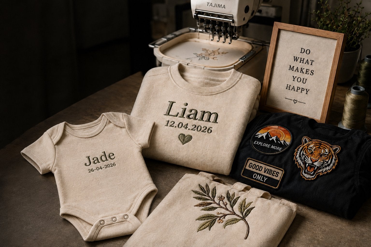 Gepersonaliseerde borduurwerken: unieke cadeaus en kleding, Ophalen of Verzenden, Nieuw