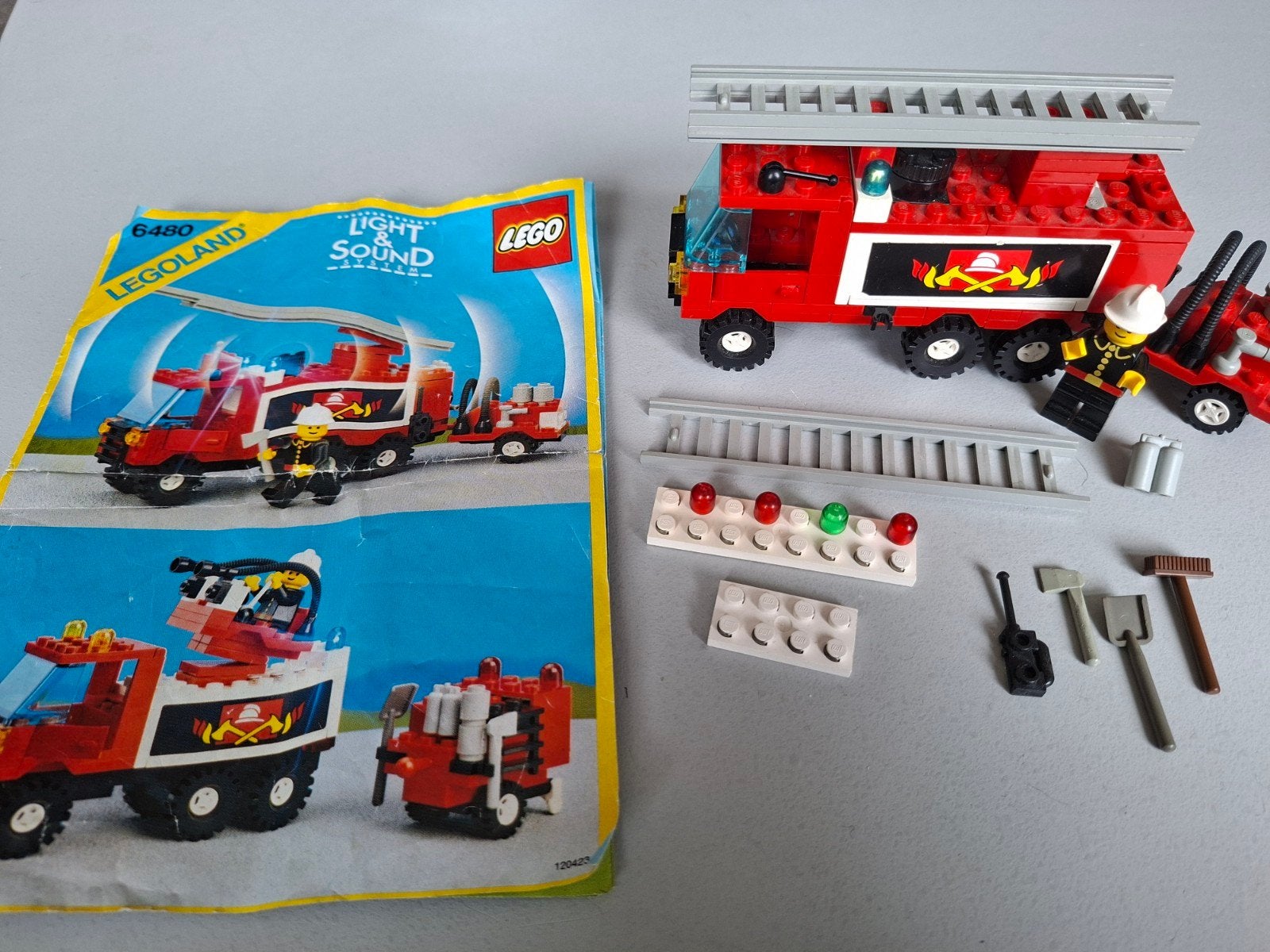 6480 Brandweerwagen met werkend Light & Sound, Kinderen en Baby's, Speelgoed | Duplo en Lego, Gebruikt, Lego, Ophalen of Verzenden
