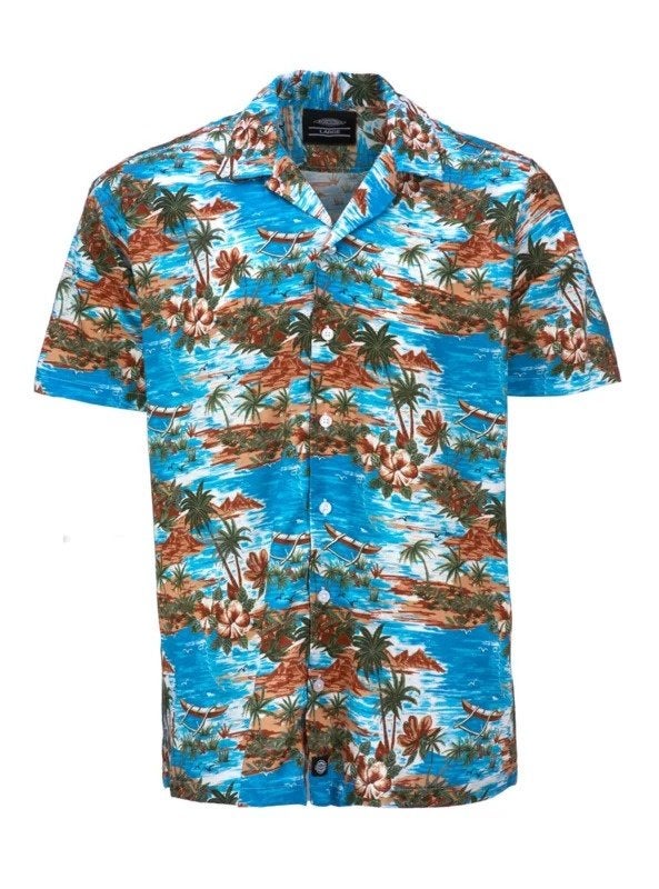 DICKIES BLOSSVALE SHIRT OCEAN XL, Kleding | Heren, Info@workingclassrebel.com, Blauw, Nieuw, Ophalen of Verzenden