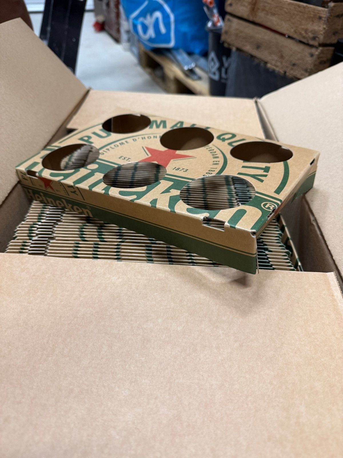Nieuwe doos Heineken tray cups houders (250 stuks), Ophalen, Nieuw