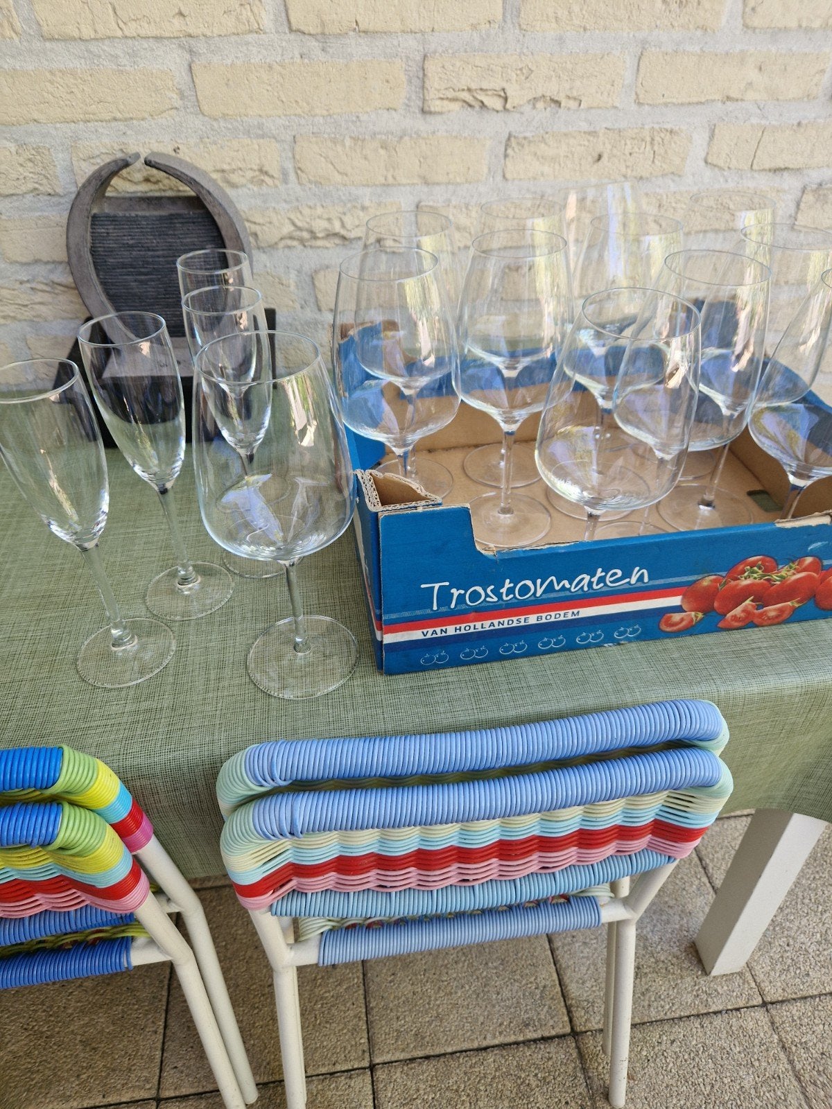 12 Grote rode wijn glazen. Goede kwaliteit. Bieden, Verzamelen, Glas en Borrelglaasjes, Ophalen