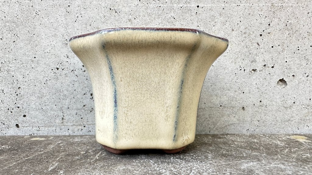 Bonsai schaal pot 8x8x6,5cm (5*), Ophalen of Verzenden, Zo goed als nieuw, Overige vormen, Aardewerk