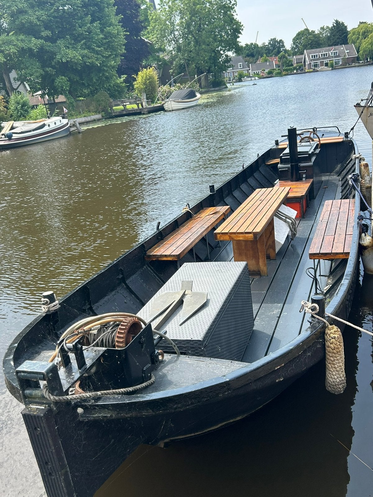 Geklonken Punter, Staal, Zwemtrap/-plateau, 2 m, 40 cm