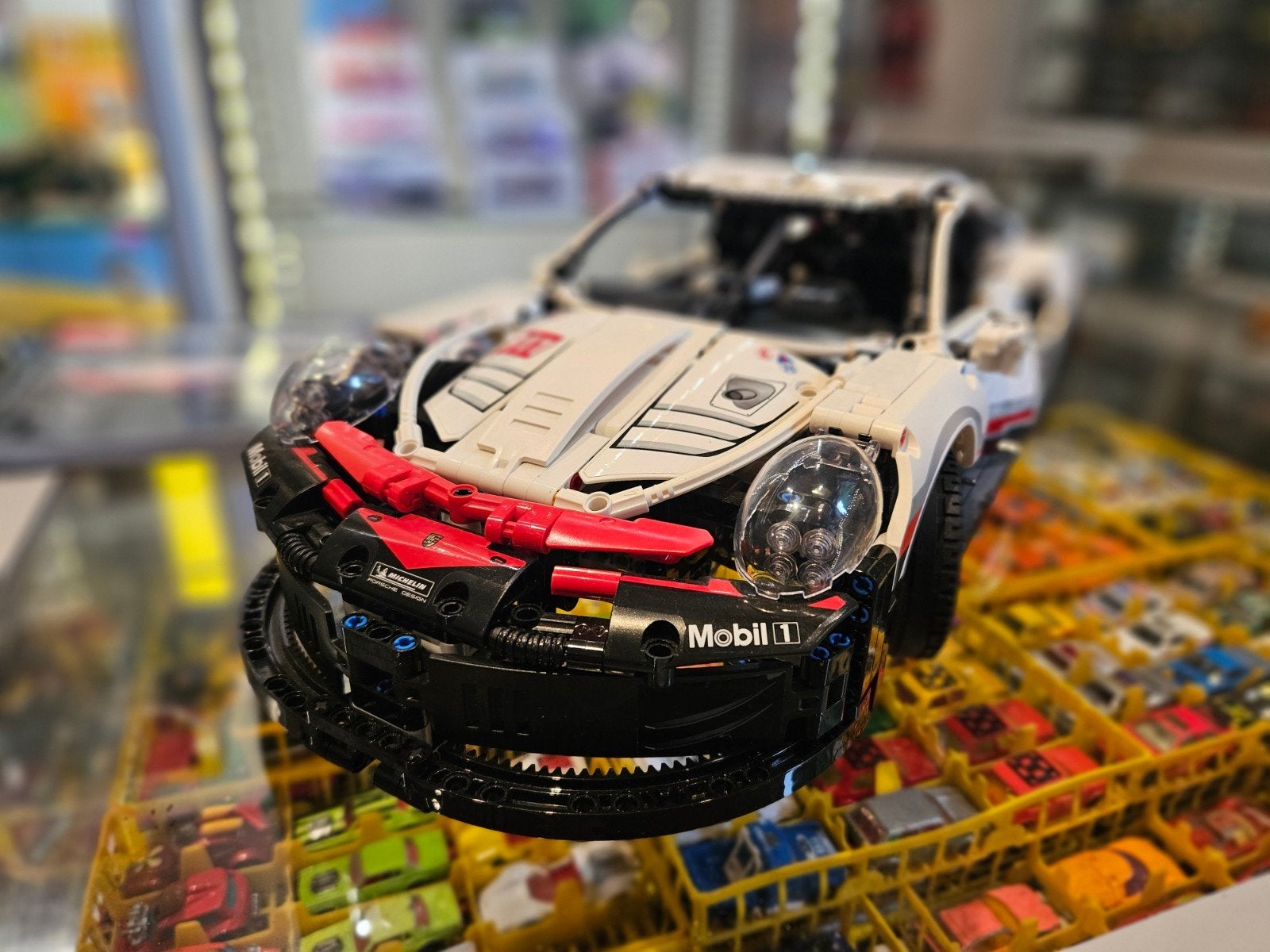 Lego Technic Porsche 911 RSR (42096), Lego, Compleet, Ophalen of Verzenden, Zo goed als nieuw