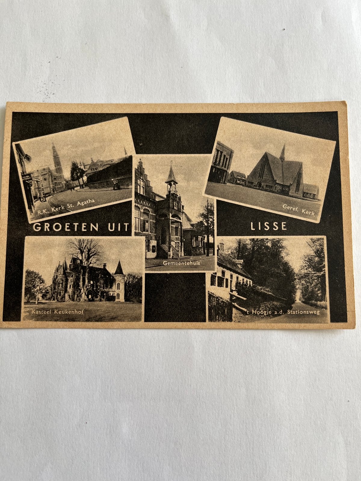 Ansichtkaart Lisse - Groeten uit Lisse, Verzenden, 1940 tot 1960, Gelopen, Zuid-Holland