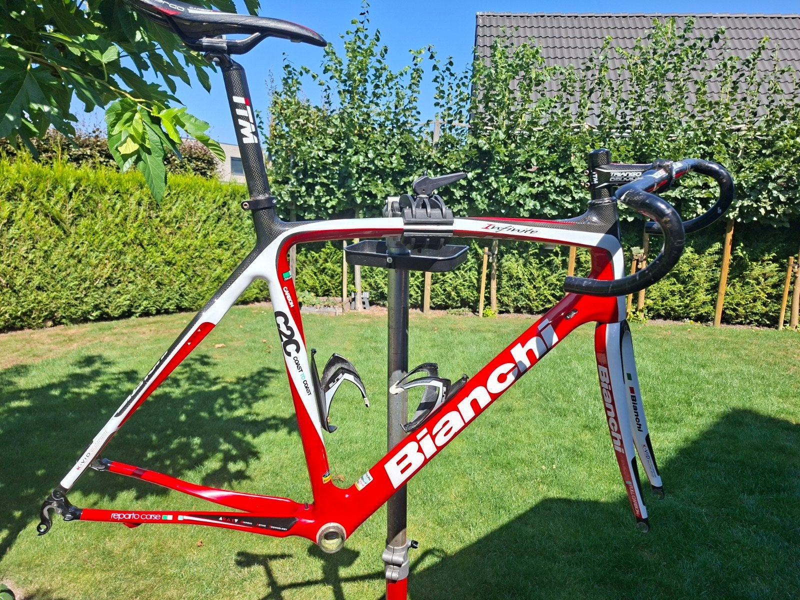 bianchi infinito Frame, Fietsen en Brommers, Gebruikt, Carbon, 57 tot 61 cm, Meer dan 20 versnellingen
