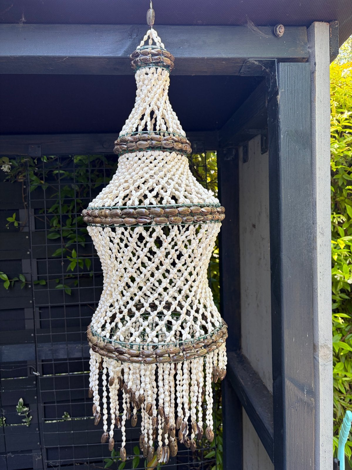 Schelpenhanger 85 cm -, Meerkleurig, Boho, Ophalen of Verzenden, Zo goed als nieuw