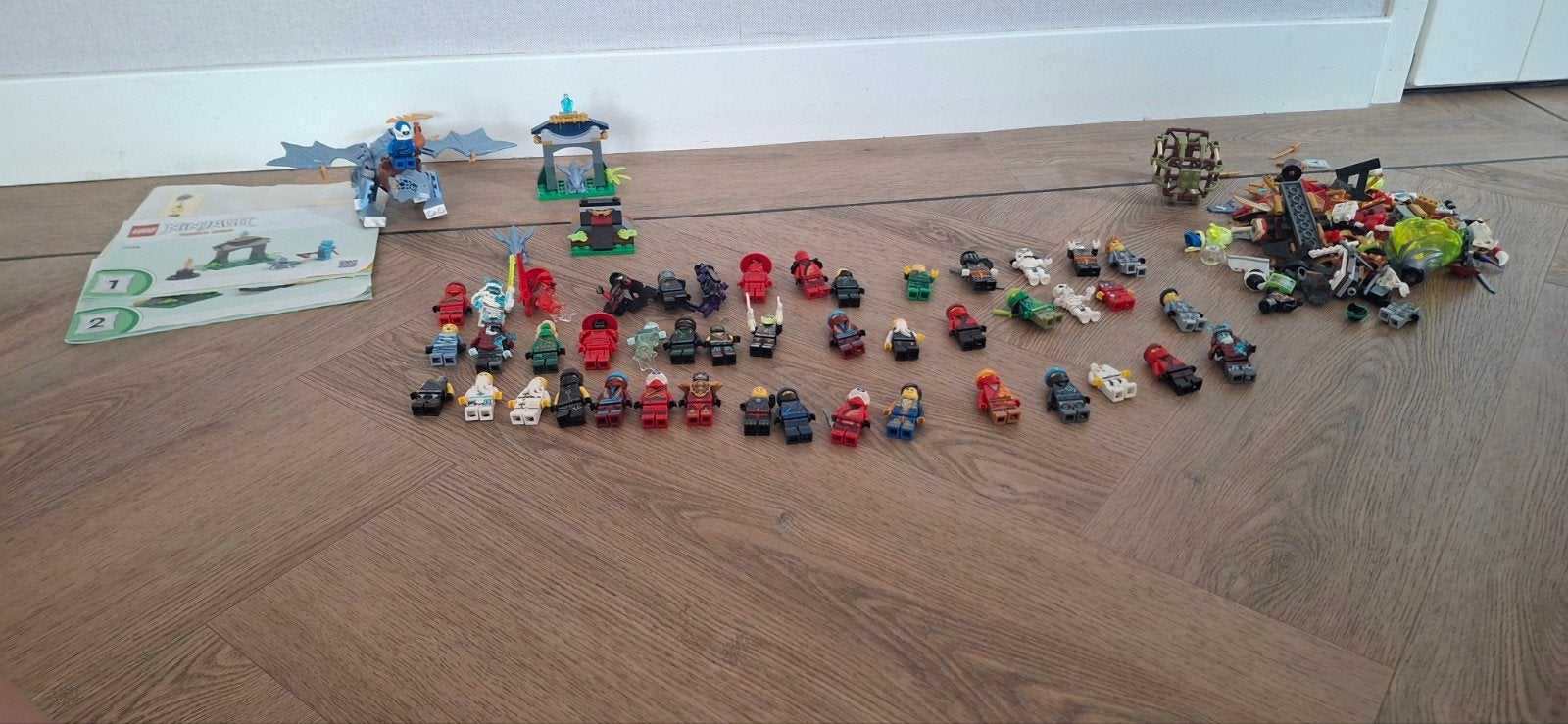 lego ninjago  poppetjes minifiguren set 71798, Ophalen, Gebruikt, Lego, Ninjago