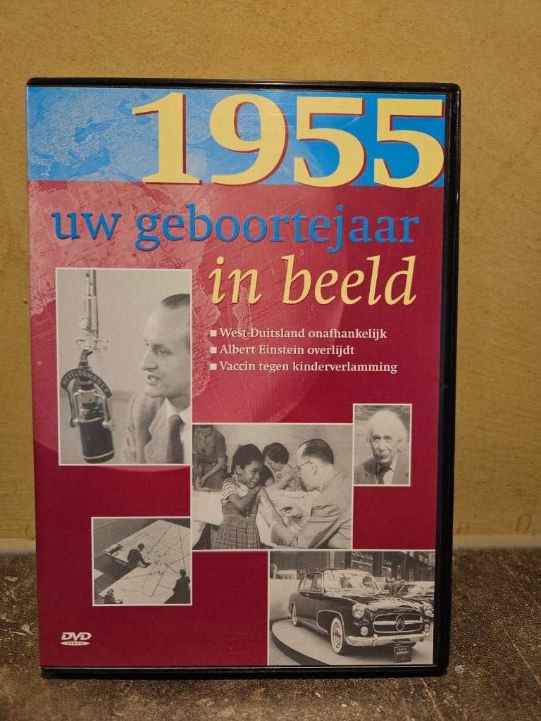 1955 Uw Geboortejaar in Beeld, Cd's en Dvd's, Alle leeftijden, Ophalen of Verzenden, Zo goed als nieuw
