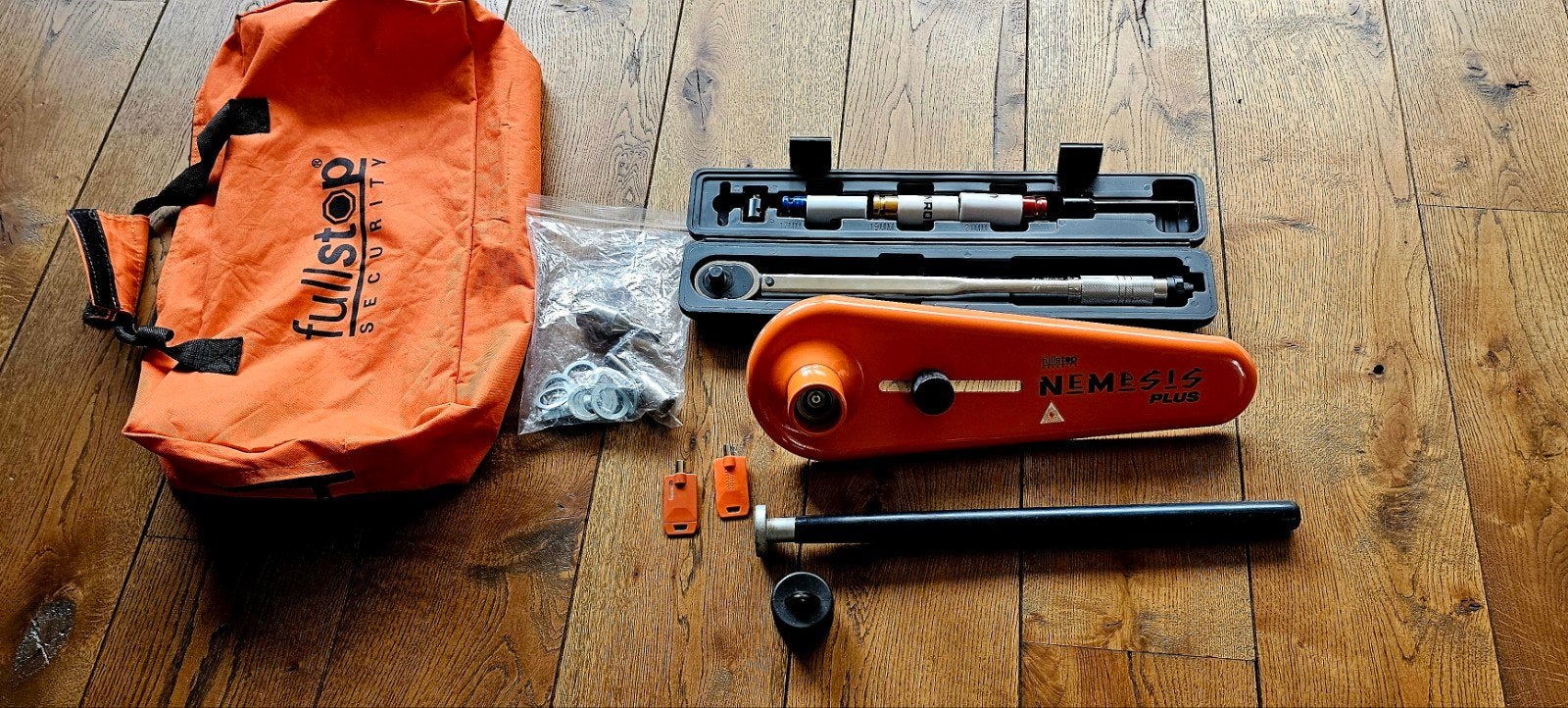 Fullstop Security Nemesis Plus Wielklem. Voor campers, Ophalen, Gebruikt
