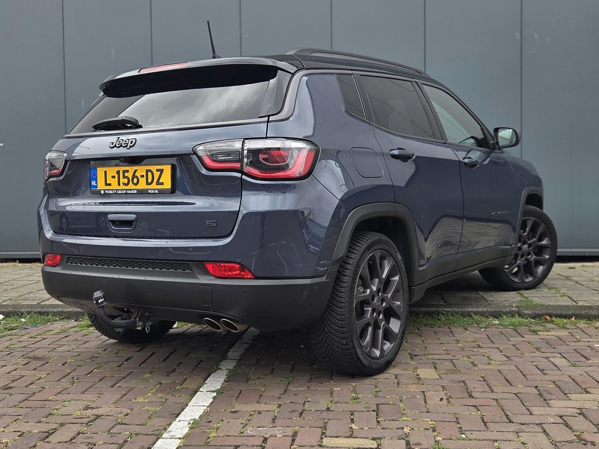 Jeep Compass 1.3T S | Apple-Android | Schuif-kanteldak | Tre, Auto's, Jeep, 4 cilinders, 150 pk, Blauw, 600 kg
