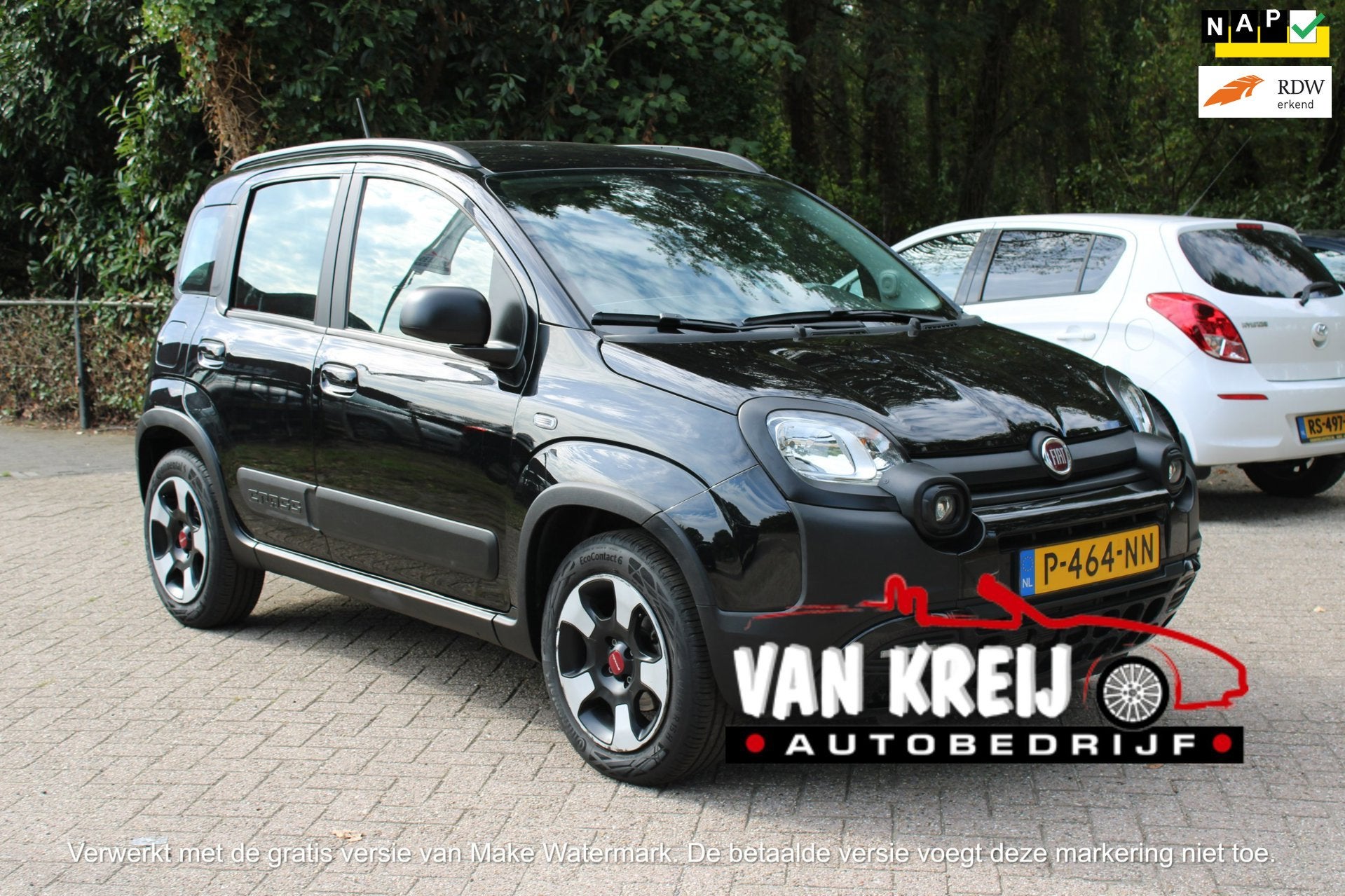 Fiat Panda 1.0 Hybrid City Cross, Clima, Cv, 6398km+Nap, Auto's, Voorwielaandrijving, Dealer onderhouden, Stof, Euro 6