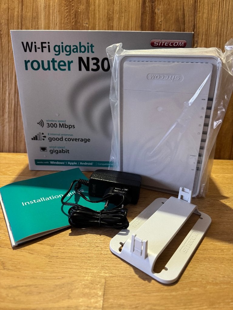 router Sitecom WiFi gigabit N300, Ophalen of Verzenden, Nieuw, Router