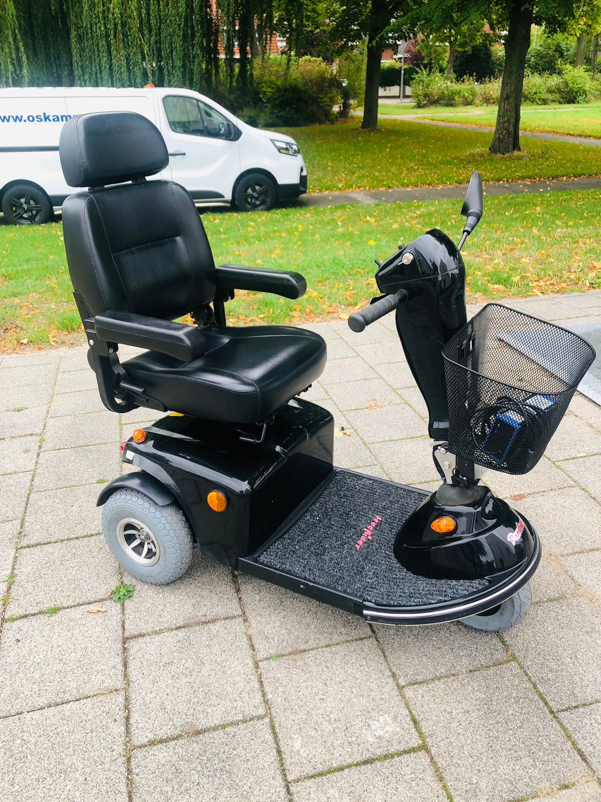 Scootmobiel Mango Freerider 3wiel NIEUW STAAT, Ophalen of Verzenden, Zo goed als nieuw