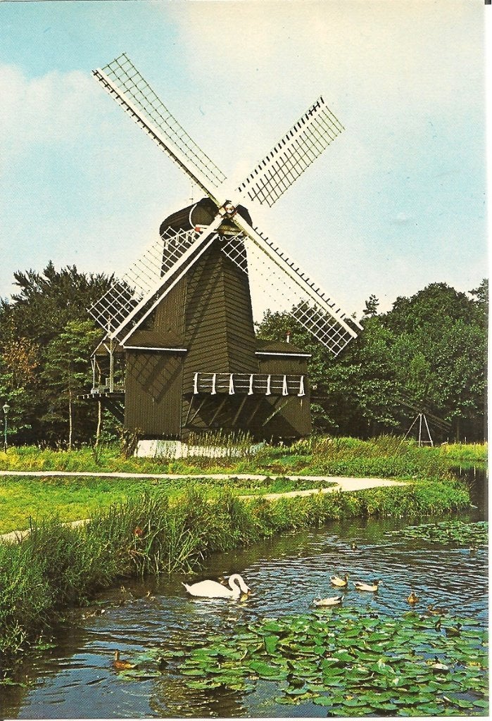 Paltrokhoutzaagmolen Nummansdorp - Openluchtmuseum Arnhem., Ophalen of Verzenden, 1960 tot 1980, Ongelopen, Zuid-Holland