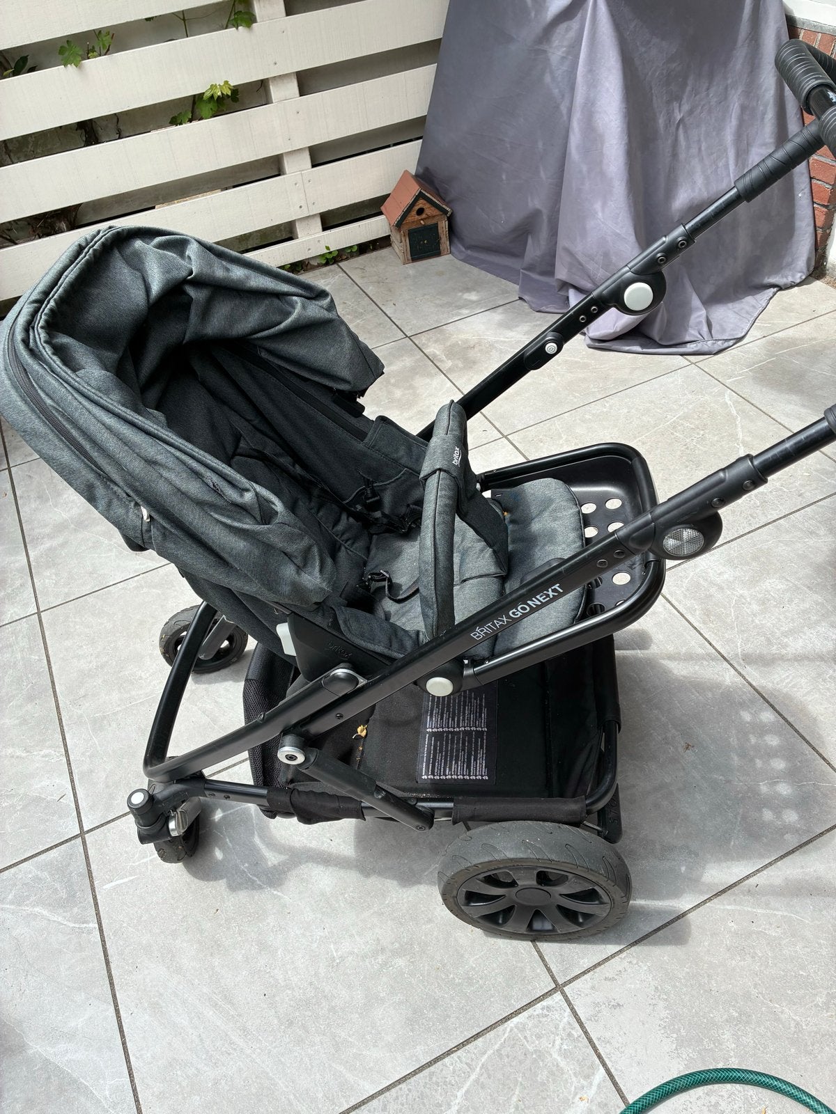 Britax Go Next kinderwagen - Grijs, Kinderen en Baby's, Kinderwagens en Combinaties, Ophalen, Gebruikt, Kinderwagen, Overige merken