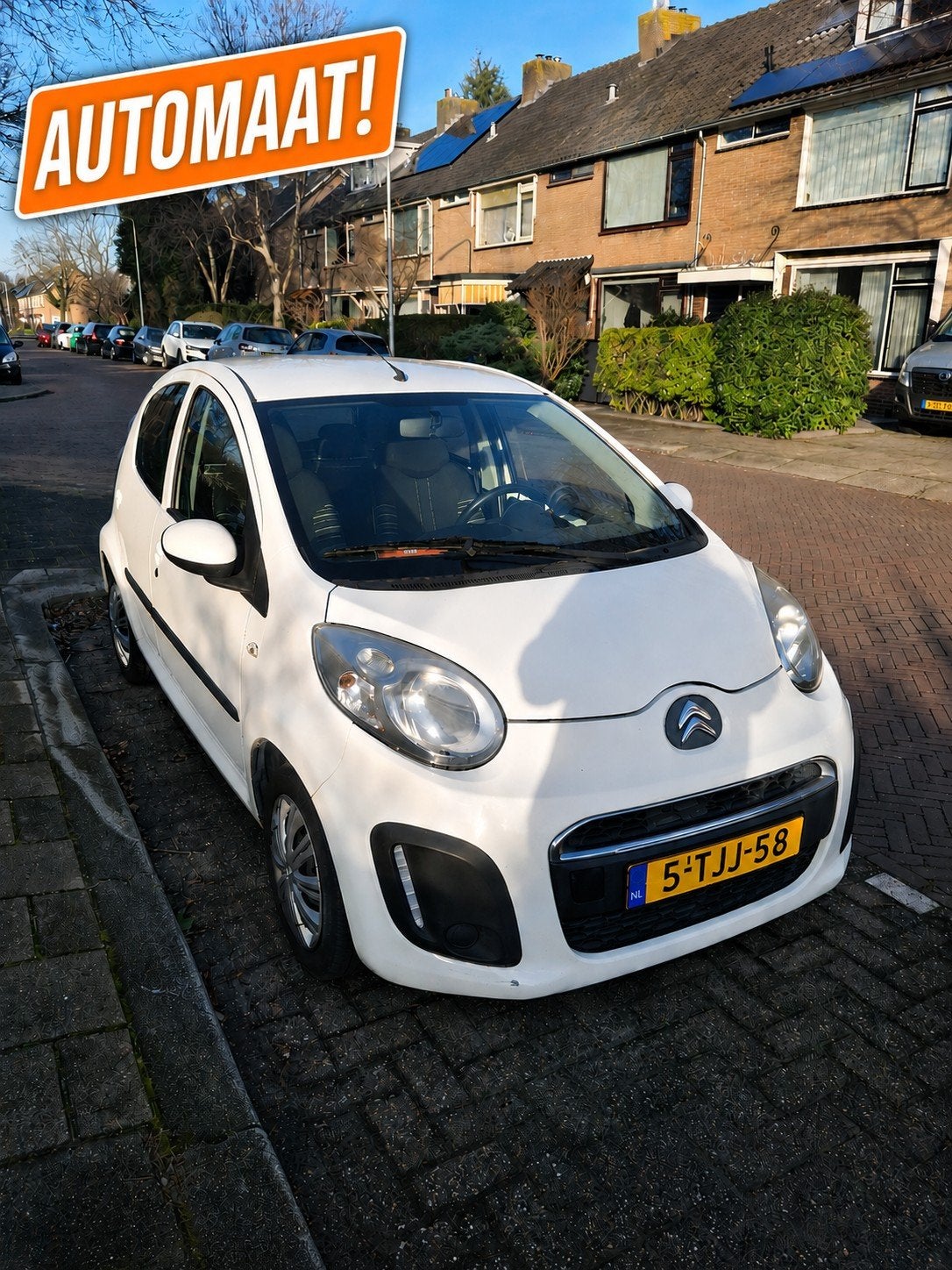 Citroën C1 1.0 5-DRS Sensodrive 2014 Wit Ca. 60.500KM!, 4 stoelen, C1, Origineel Nederlands, Particulier