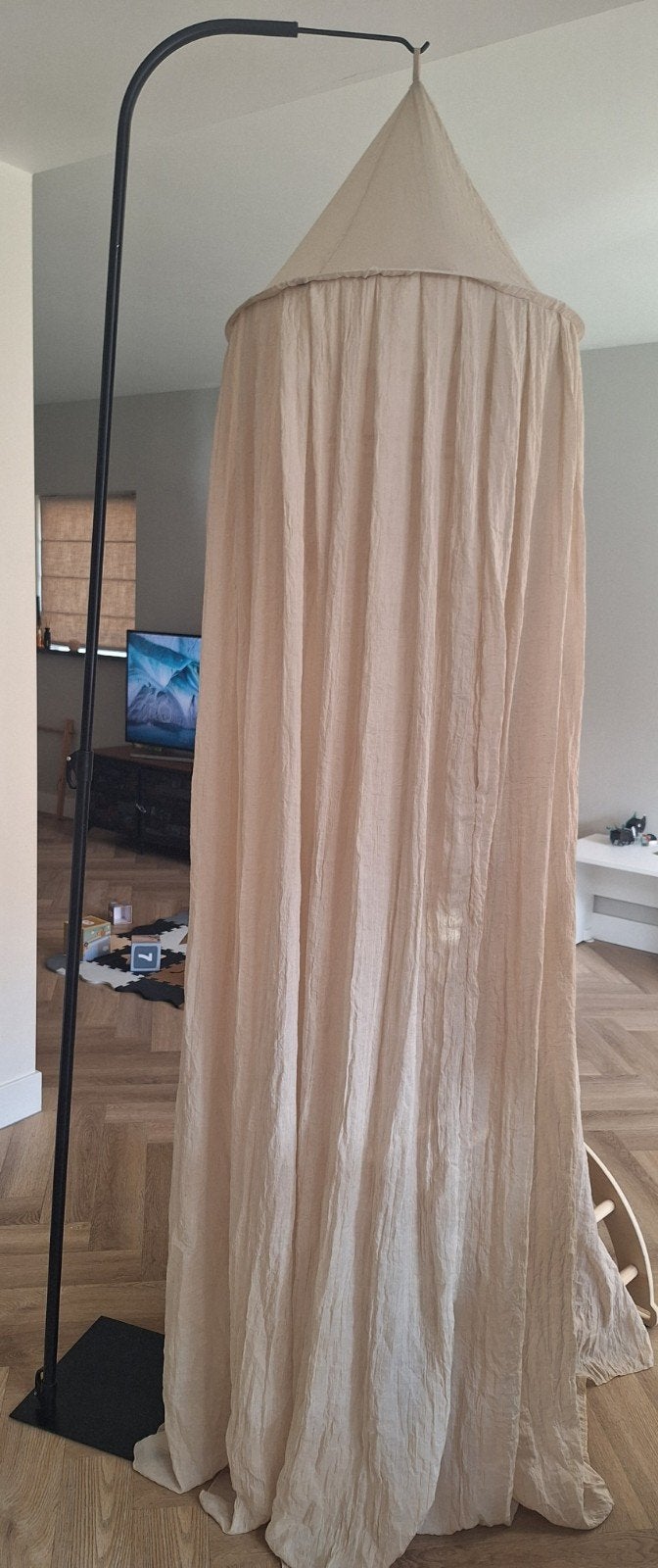 Klamboe met standaard, Ophalen, Gebruikt, Minder dan 140 cm, 70 tot 85 cm