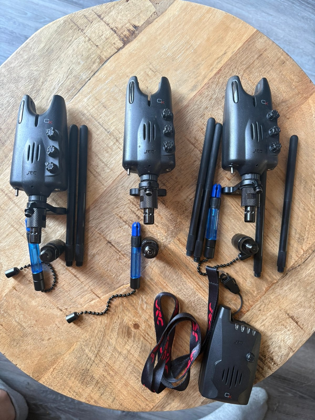 Jrc cx 3+1 beetmelderset fox blacklabel snagears en hangers, Watersport en Boten, Ophalen of Verzenden, Zo goed als nieuw, Overige typen