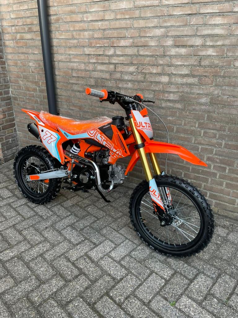 Nieuwe 125cc crossmotor - pitbike €675,00 KTM look, Ophalen, Nieuw