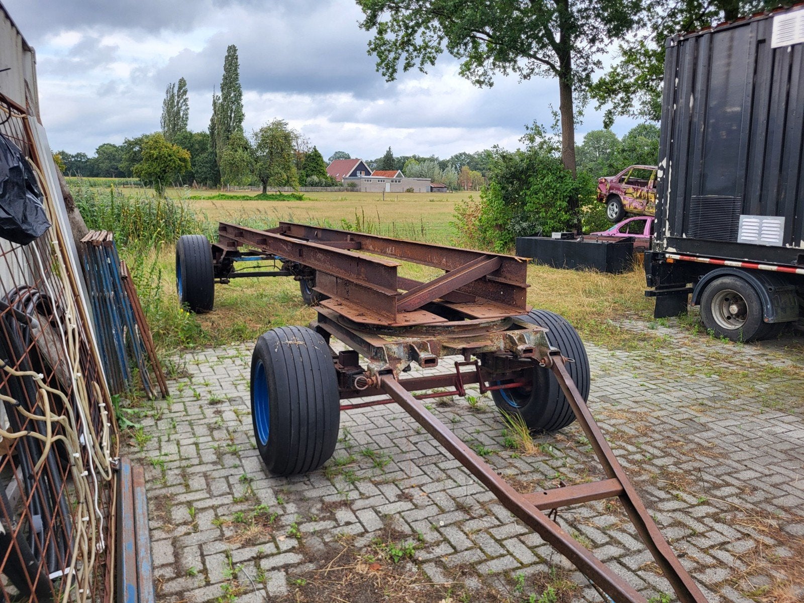 schamel onderstel voor platte wagen o.i.d., Zakelijke goederen, Ophalen
