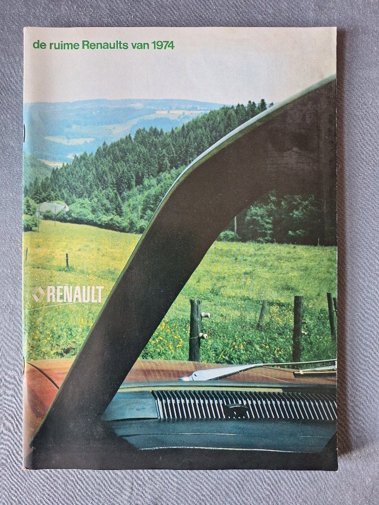 Brochure RENAULT JAARBOEK - 1974 NL, Ophalen of Verzenden, Gelezen, Renault