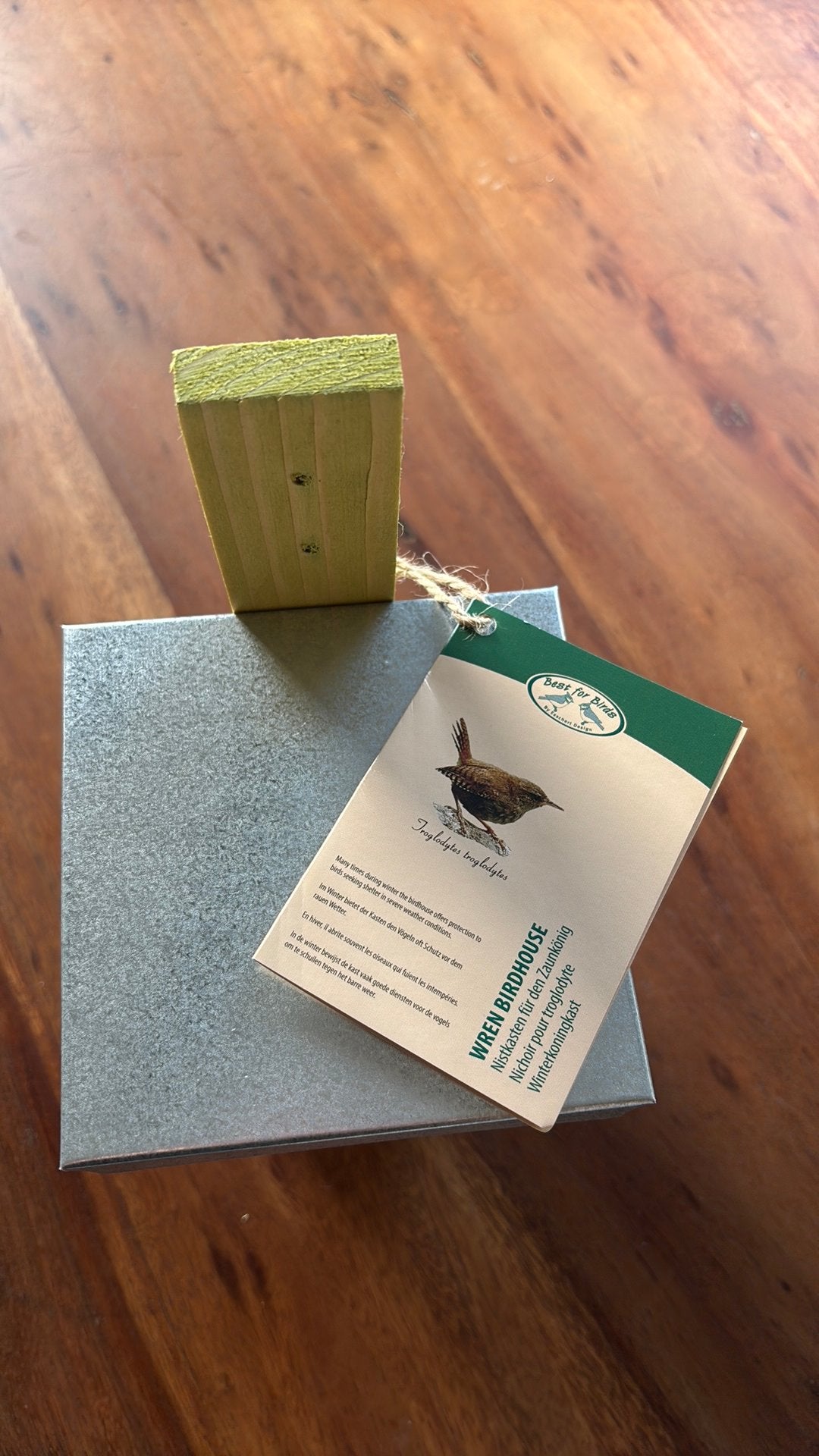 Vogelhuisje NIEUW, Tuin en Terras, Ophalen, Zo goed als nieuw