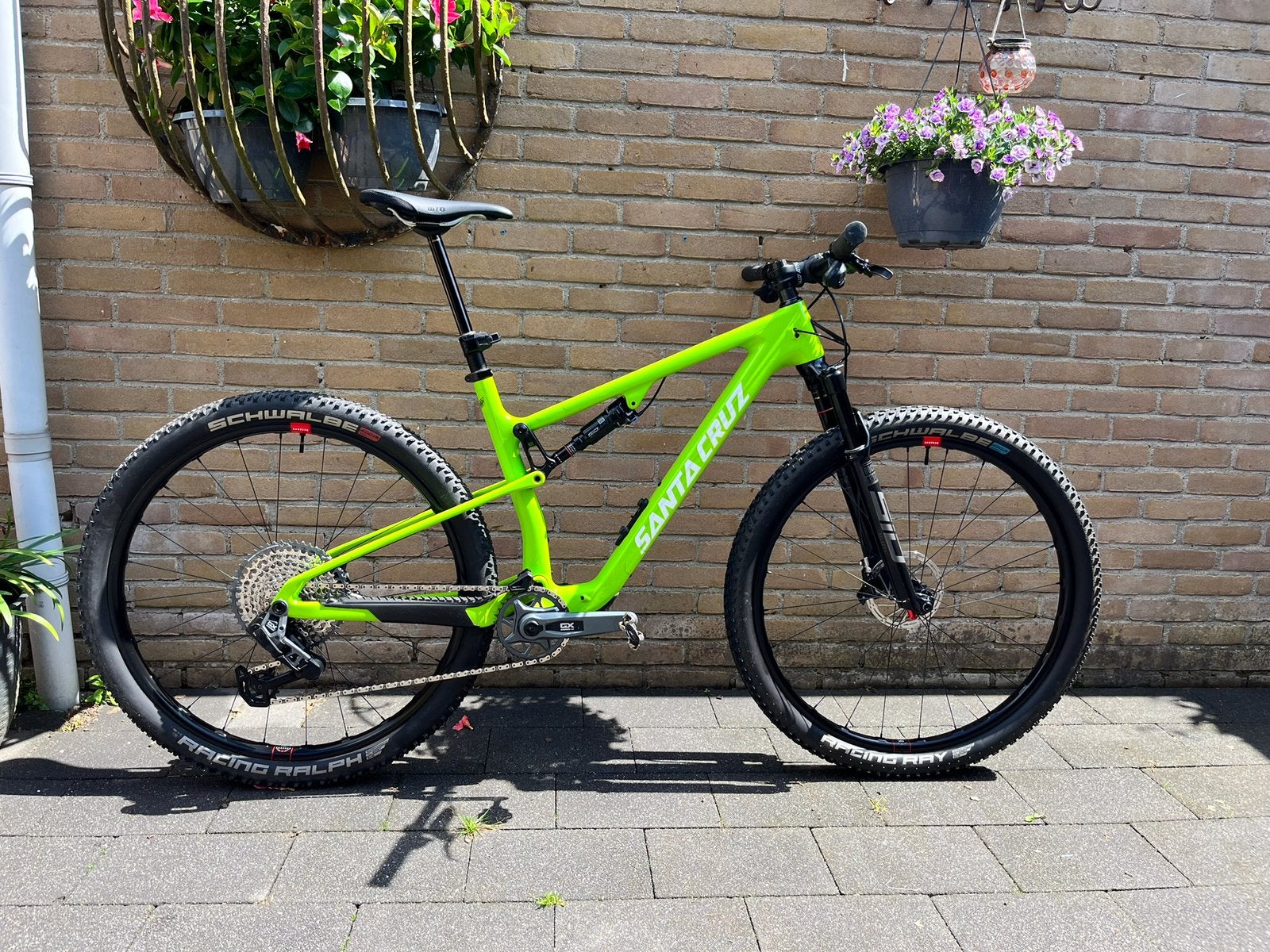 Nieuwstaat! Santa Cruz Blur , sram transmission, carbon wiel, 45 tot 49 cm, Zo goed als nieuw, Schijfrem, Ophalen
