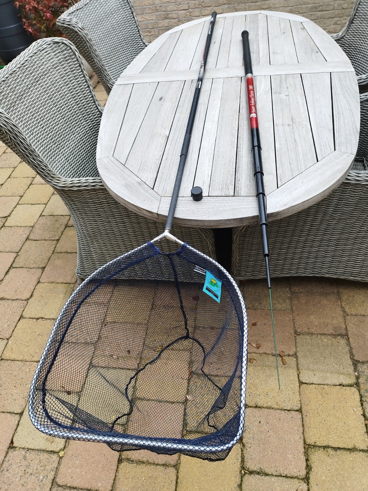 Hengel en schepnet - JB Sport Fishing Classic & Shakespeare, Watersport en Boten, Ophalen, Zo goed als nieuw, Vaste hengel