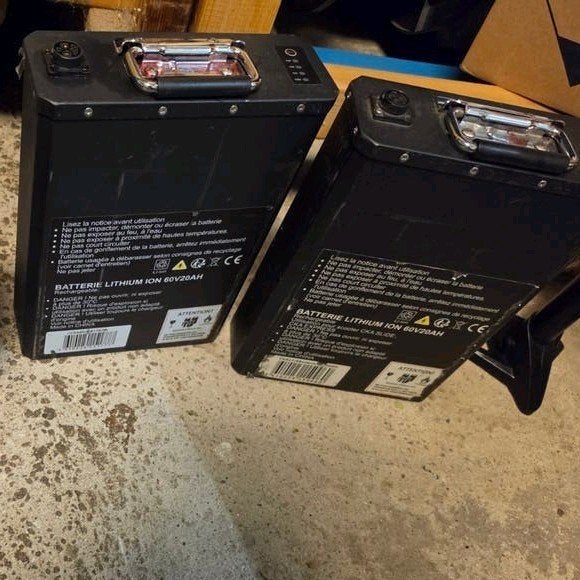 Accu's voor CKA elektrische brommer 3x (60V 20Ah), Ophalen