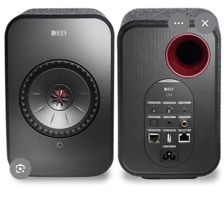 KEF LSX Draadloze Hi-Res Boekenplank Speakers, Zo goed als nieuw, KEF, Bluetooth, Boekenplank luidspreker