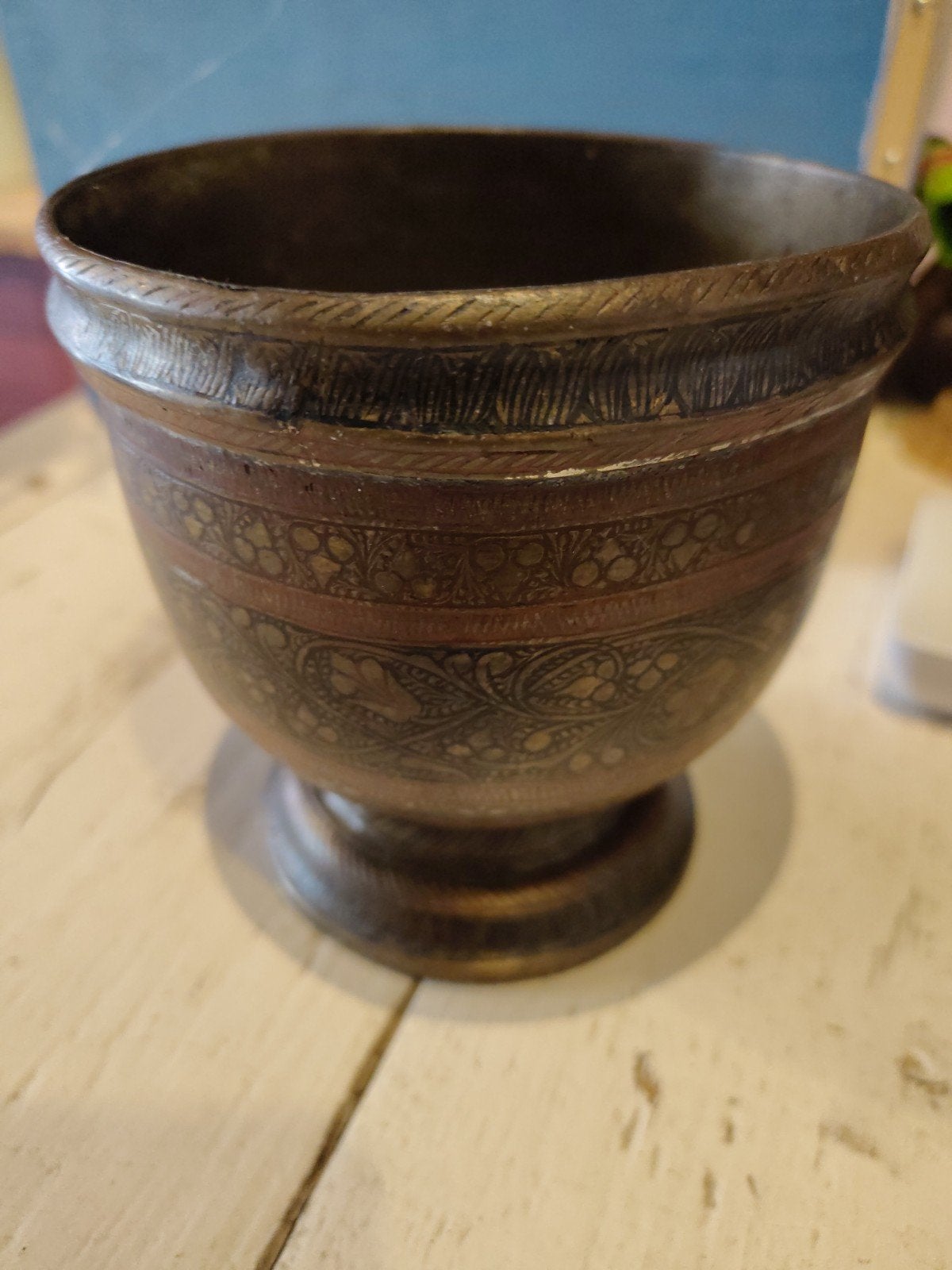 antieke Indische bokor, Ophalen of Verzenden