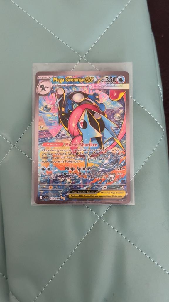 Mega greninja ex, Hobby en Vrije tijd, Verzamelkaartspellen | Pokémon, Ophalen of Verzenden, Nieuw