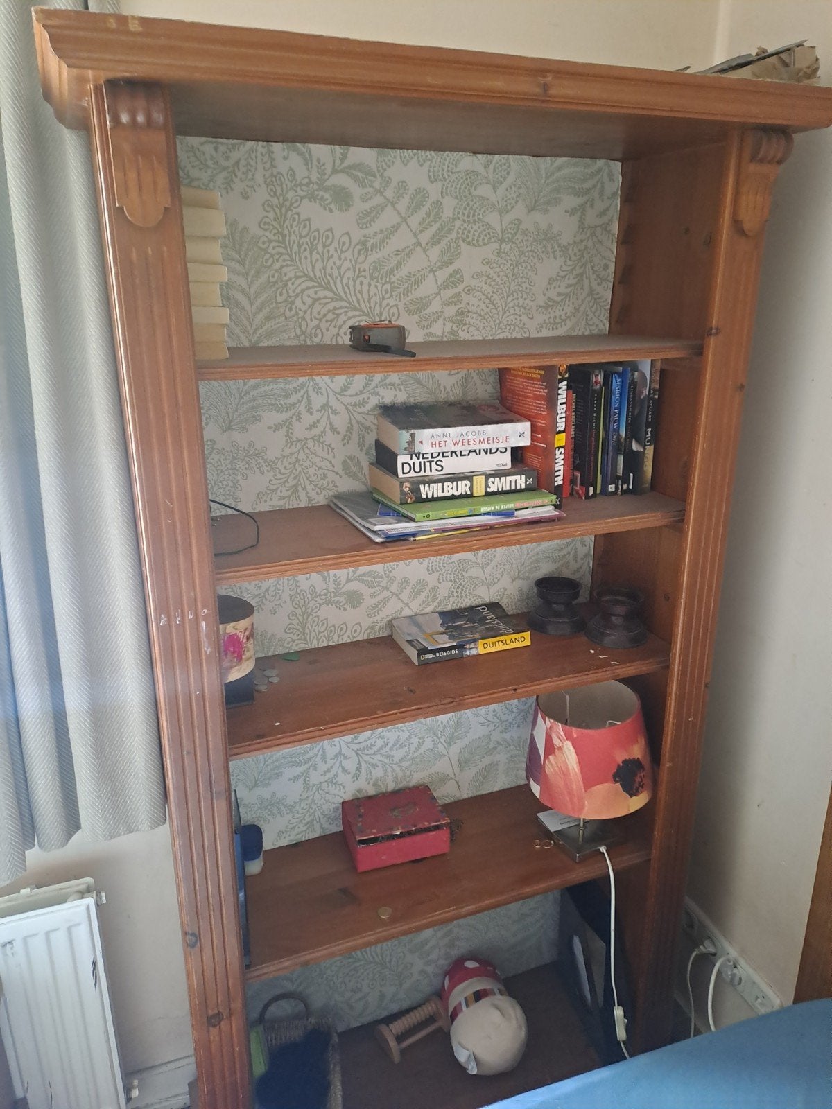 Grenen boekenkast - opknapper (184x88x30 cm), Gebruikt, 150 tot 200 cm, 25 tot 50 cm, 50 tot 100 cm