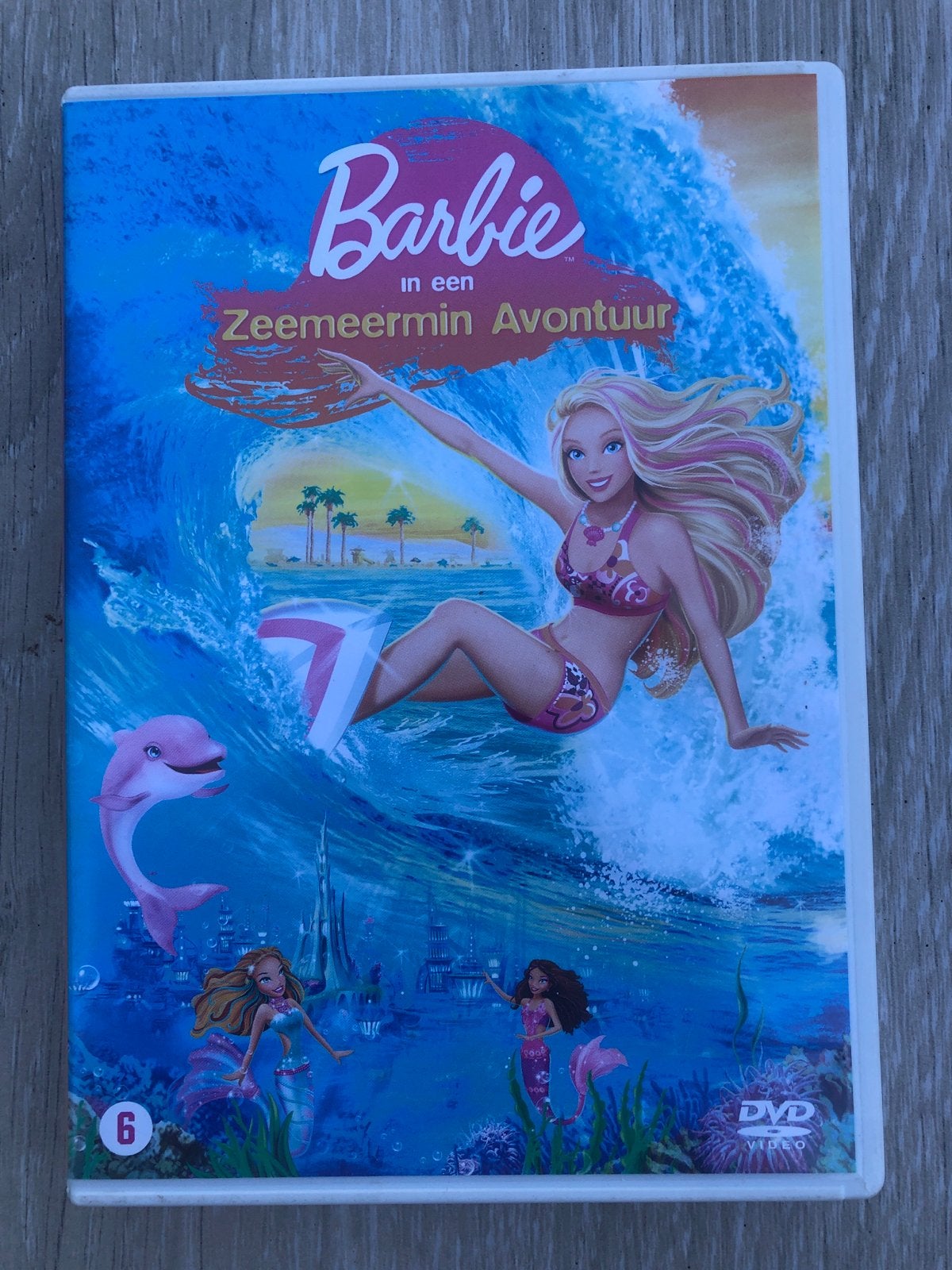 Barbie in een Zeemeermin Avontuur DVD, Bonusmateriaal, Nederlands, Zo goed als nieuw, Vanaf 6 jaar