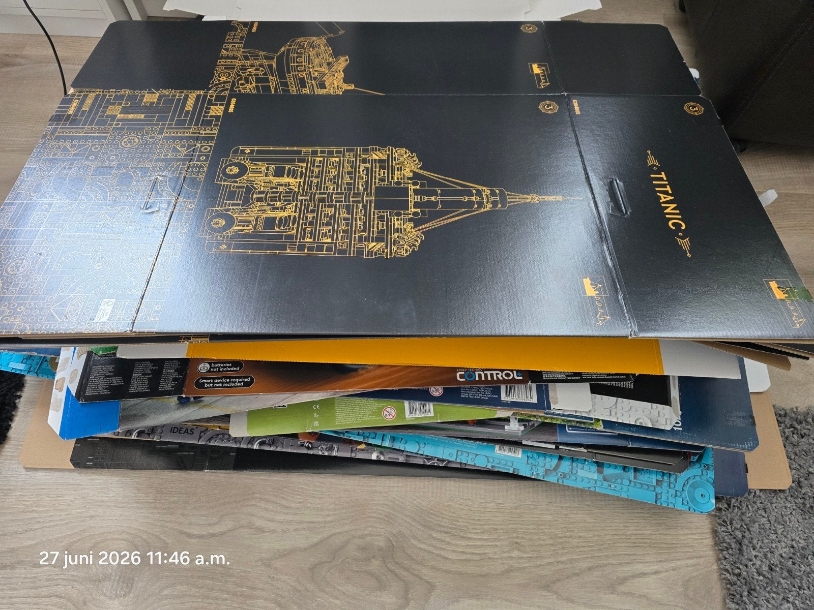 Lege dozen van lego 46 stuks, Ophalen