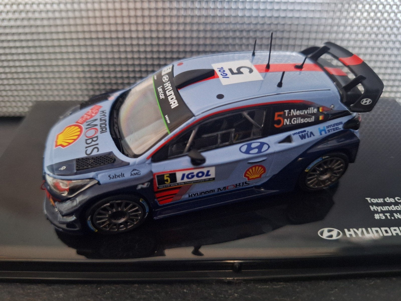 Koopje! Hyundai i20 Coupe WRC8 #5 IXO Schaal 1:43, Overige merken, IXO, IXO, Nieuw