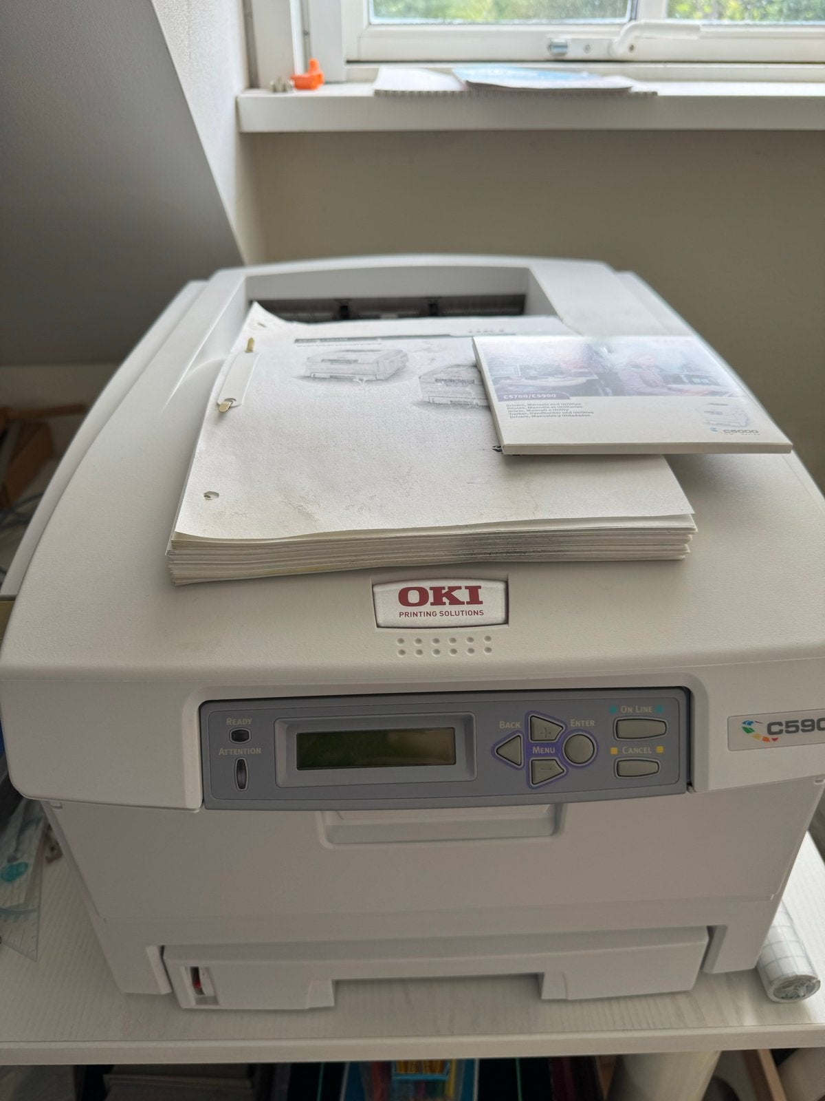 Oki colorlaserprinter eventueel met extra toner en drum, Computers en Software, Ophalen, Gebruikt, Printer, Kleur printen
