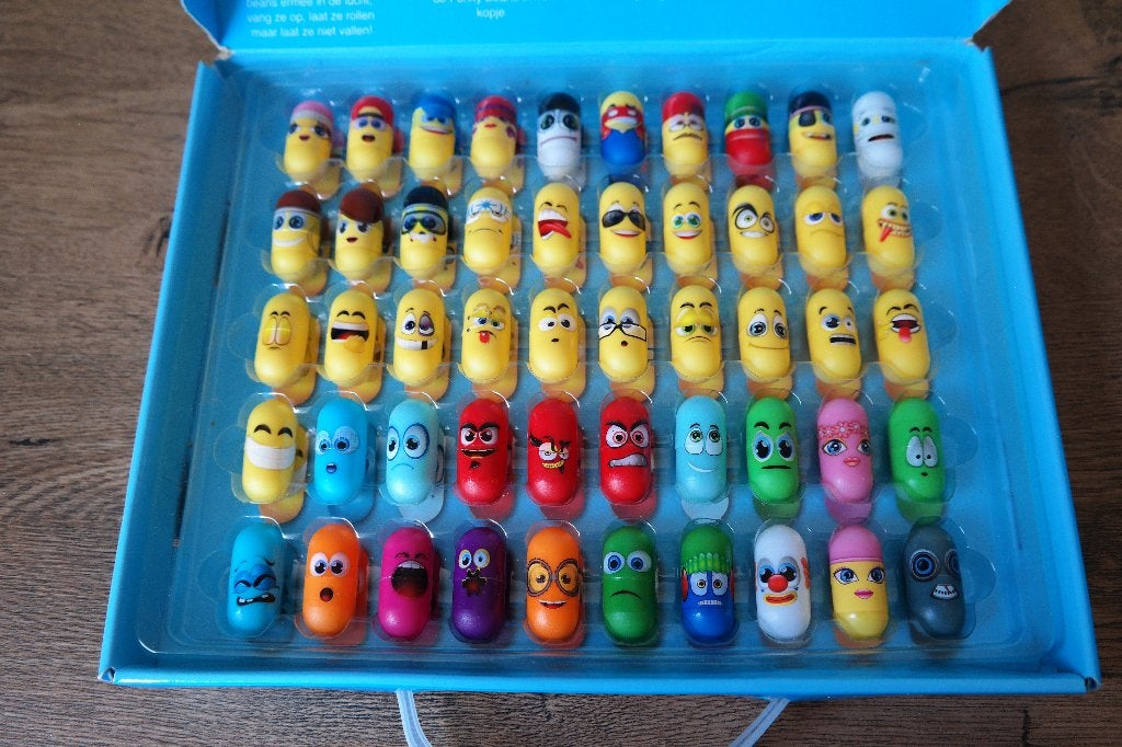 Complete Funky Beans set – 50 stuks + originele doos, Deen, Ophalen of Verzenden